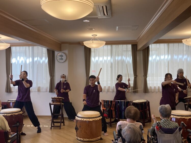 太鼓ボランティア！