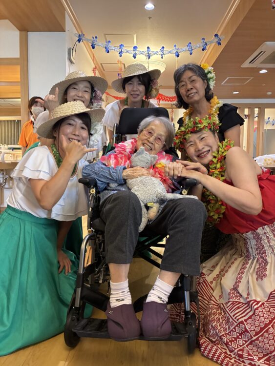 フラダンスボランティアさん！