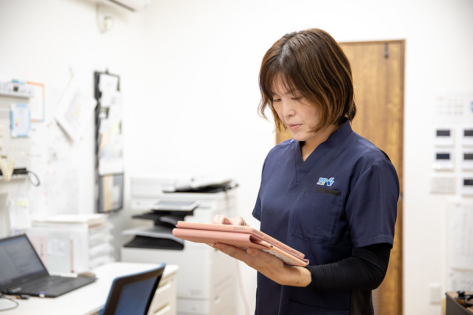 バイタルチェックで安心の健康管理